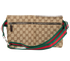 GG Belt Bag, &pound;350, Handbags, Brown, Canvas, Back view